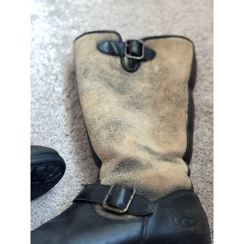 UGG Australia Boots Brand, Women’s Size 8, Fur Lined, Zipper Footwear - Picture 5 of 12